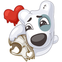 Стикер Ночь ужаса #8 ВКонтакте