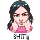 Стикер ТЕМНИКОВА #9 ВКонтакте