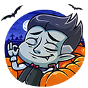 Стикер Граф Дракула #5 ВКонтакте