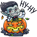 Стикер Граф Дракула #14 ВКонтакте