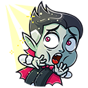 Стикер Граф Дракула #15 ВКонтакте