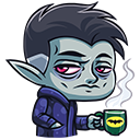 Стикер Граф Дракула #31 ВКонтакте