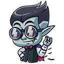 Стикер Граф Дракула #33 ВКонтакте