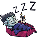 Стикер Граф Дракула #37 ВКонтакте