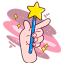 Стикер Имбирная ведьмочка #11 ВКонтакте