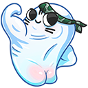 Стикер Привиденьице #8 ВКонтакте