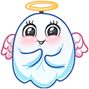 Стикер Привиденьице #14 ВКонтакте