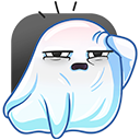 Стикер Привиденьице #38 ВКонтакте