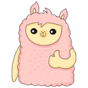 Стикер Лама Молли #2 ВКонтакте