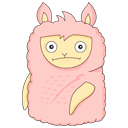 Стикер Лама Молли #16 ВКонтакте