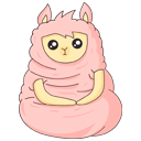 Стикер Лама Молли #31 ВКонтакте