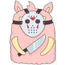 Стикер Лама Молли #40 ВКонтакте