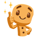 Стикер Печенька #1 ВКонтакте