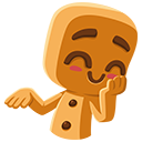 Стикер Печенька #5 ВКонтакте