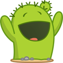 Стикер Кактус Коля #23 ВКонтакте