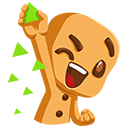 Стикер Печенька #20 ВКонтакте