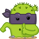 Стикер Кактус Коля #30 ВКонтакте