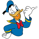 Стикер Дональд Дак #2 ВКонтакте