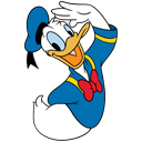 Стикер Дональд Дак #5 ВКонтакте