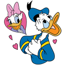 Стикер Дональд Дак #6 ВКонтакте