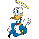 Стикер Дональд Дак #7 ВКонтакте