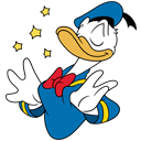 Стикер Дональд Дак #9 ВКонтакте