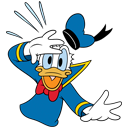 Стикер Дональд Дак #11 ВКонтакте