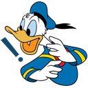 Стикер Дональд Дак #12 ВКонтакте