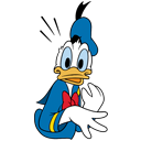Стикер Дональд Дак #13 ВКонтакте