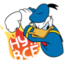 Стикер Дональд Дак #21 ВКонтакте