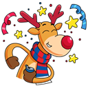 Стикер Новогодние моменты #5 ВКонтакте