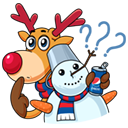 Стикер Новогодние моменты #19 ВКонтакте