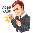 Стикер НИколай Соболев #7 ВКонтакте