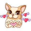 Стикер Булька #4 ВКонтакте