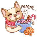 Стикер Булька #17 ВКонтакте