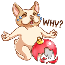 Стикер Булька #23 ВКонтакте