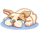 Стикер Булька #24 ВКонтакте