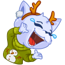 Стикер Фрости #10 ВКонтакте