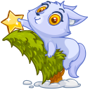 Стикер Фрости #16 ВКонтакте