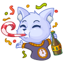 Стикер Фрости #20 ВКонтакте