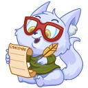 Стикер Фрости #21 ВКонтакте