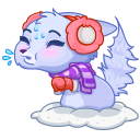 Стикер Фрости #39 ВКонтакте