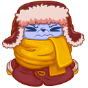 Стикер Фрости #40 ВКонтакте