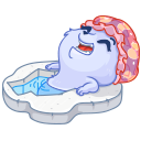 Стикер Фрости #42 ВКонтакте