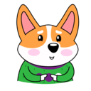 Стикер Коржик #1 ВКонтакте