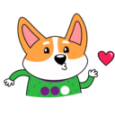 Стикер Коржик #3 ВКонтакте