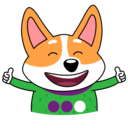 Стикер Коржик #5 ВКонтакте