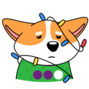 Стикер Коржик #7 ВКонтакте