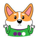 Стикер Коржик #8 ВКонтакте