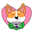 Стикер Коржик #19 ВКонтакте